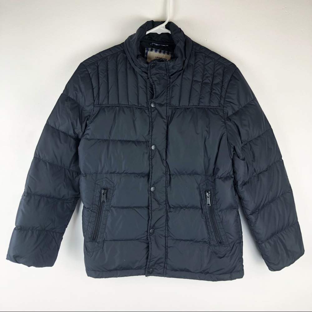 Ben Sherman Black Down Puffer Coat Size 10/12
